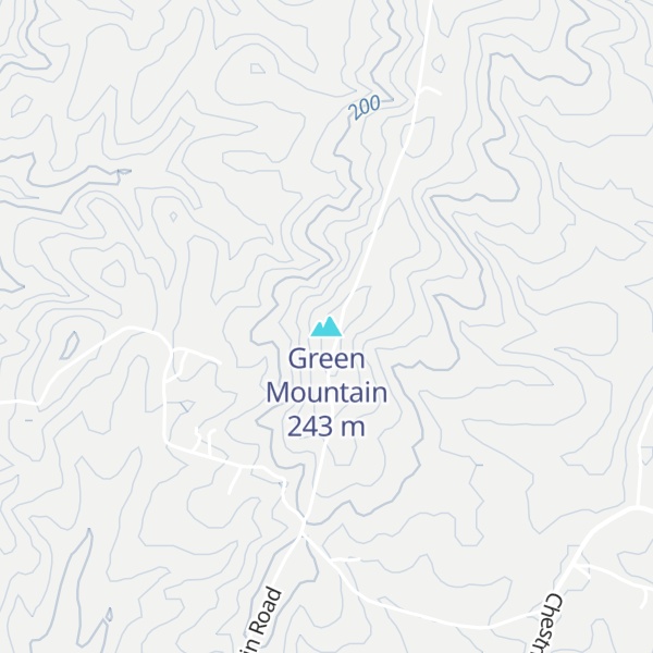 Map of Green Mountain