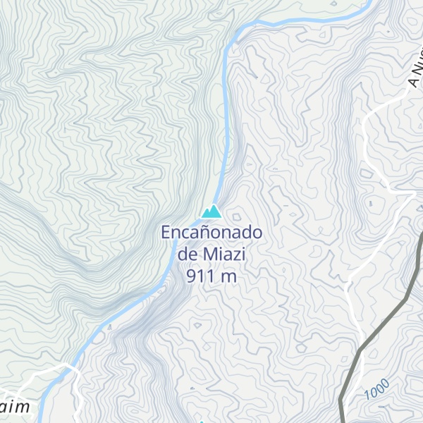 Map of Encañonado de Miazi
