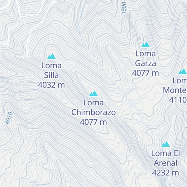 Map of Loma Chimborazo