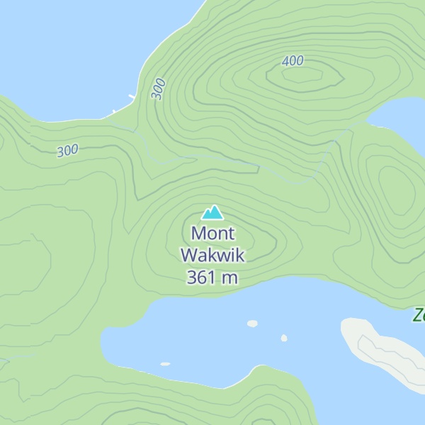 Map of Mont Wakwik