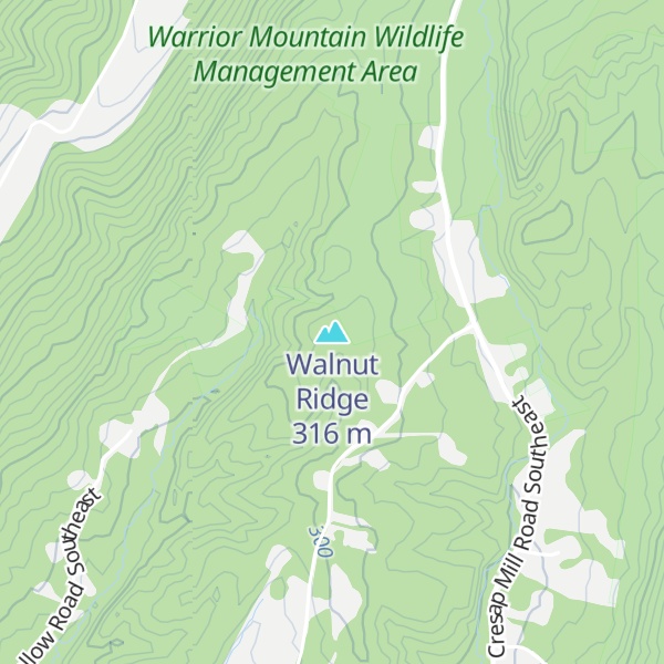 Map of Walnut Ridge