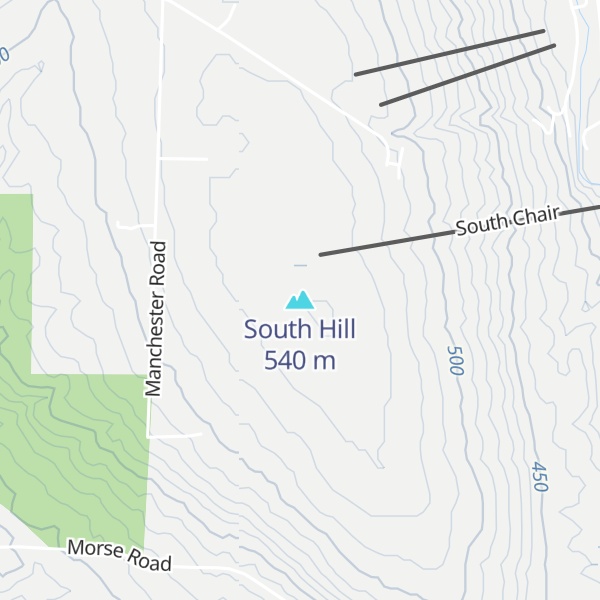 Map of South Hill