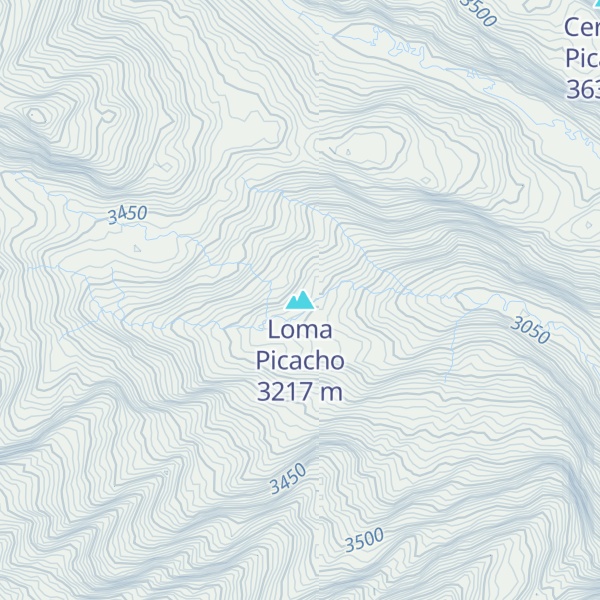 Map of Loma Picacho