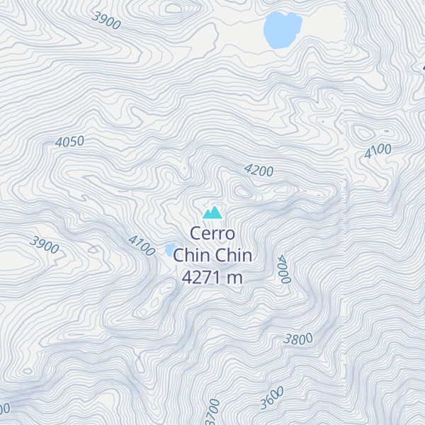 Map of Cerro Chin Chin