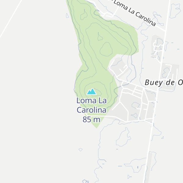 Map of Loma La Carolina