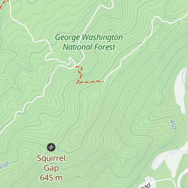 Map of Sandy Ridge