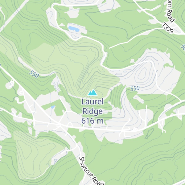 Map of Laurel Ridge