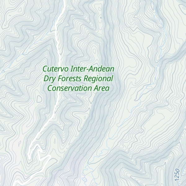 Map of Cerro Cañete