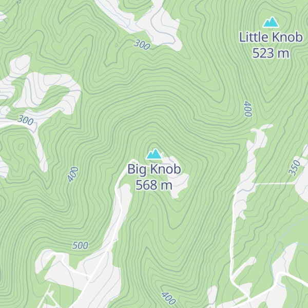 Map of Big Knob