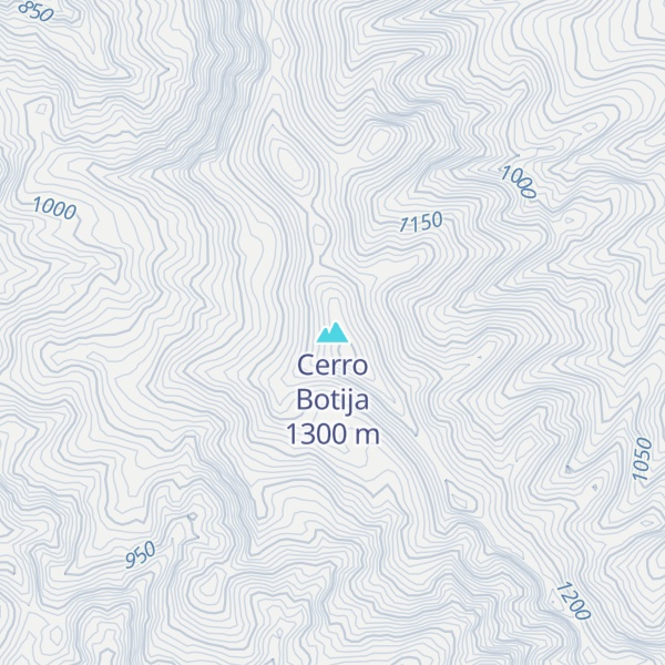 Map of Cerro Botija