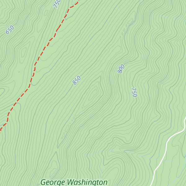 Map of Morgan Knob