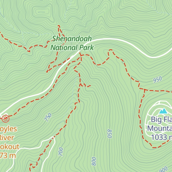 Map of Doyles River PATC Cabin