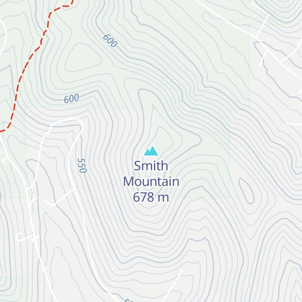 Map of Smith Mountain