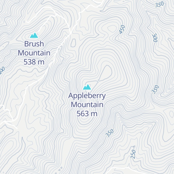 Map of Appleberry Mountain