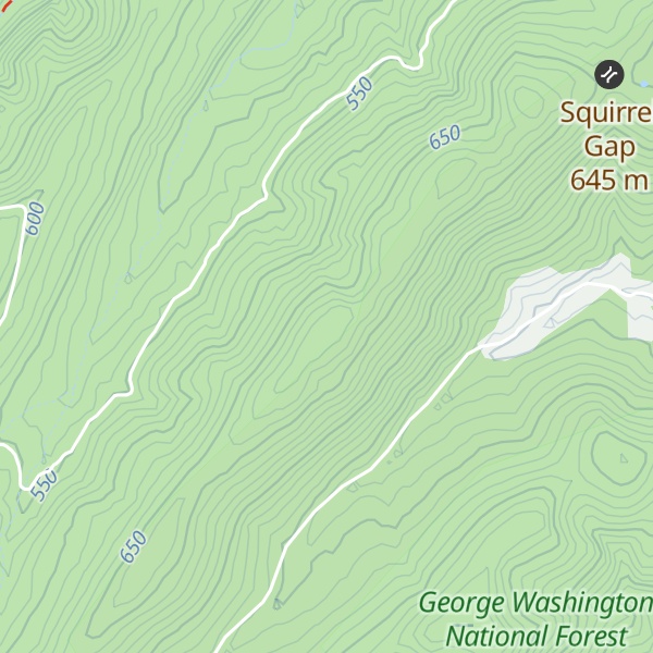 Map of Chestnut Ridge