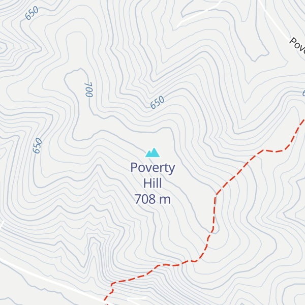 Map of Poverty Hill