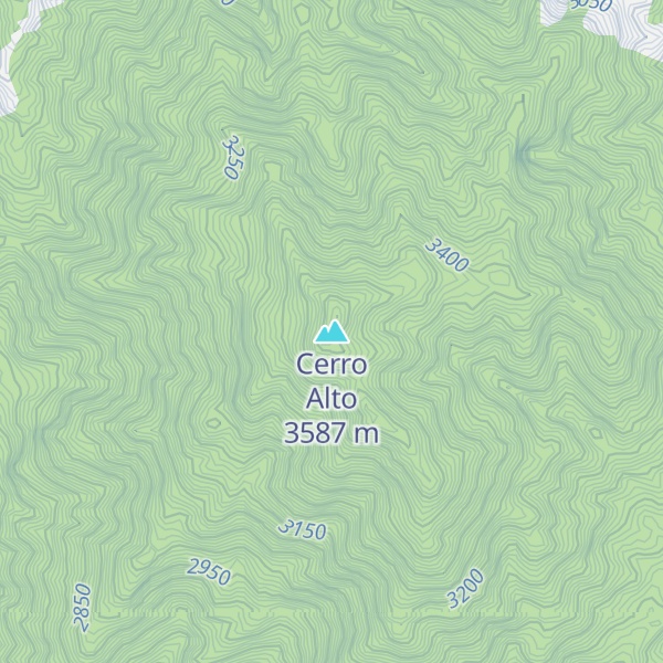 Map of Cerro Alto