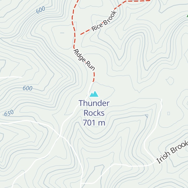 Map of Thunder Rocks