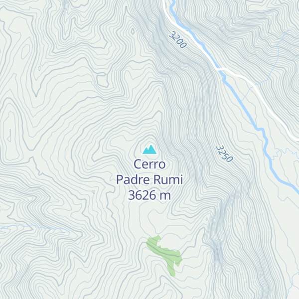 Map of Cerro Padre Rumi