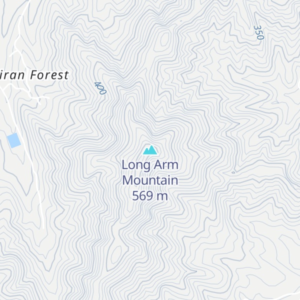 Map of Long Arm Mountain