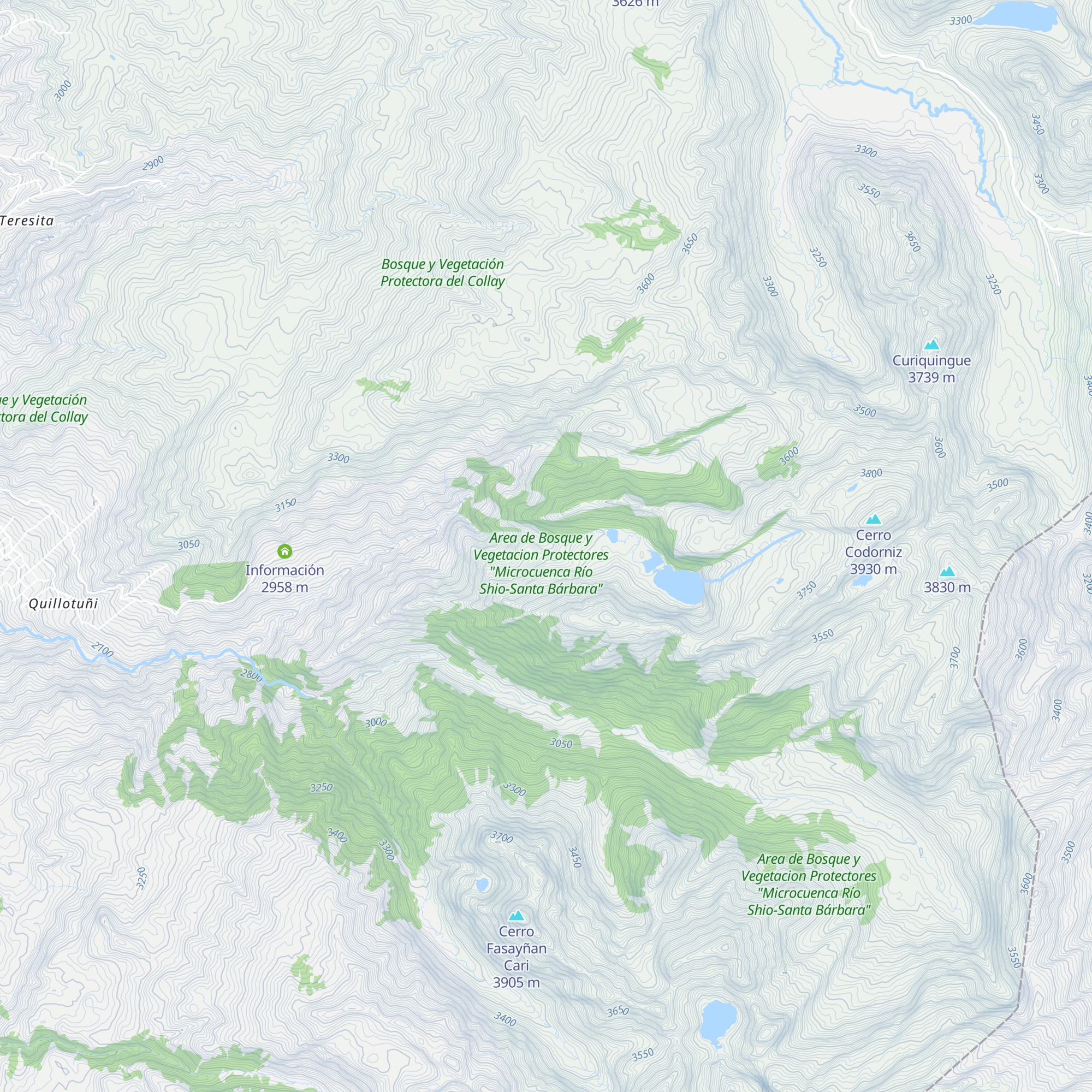 Cabaña El Refugio map