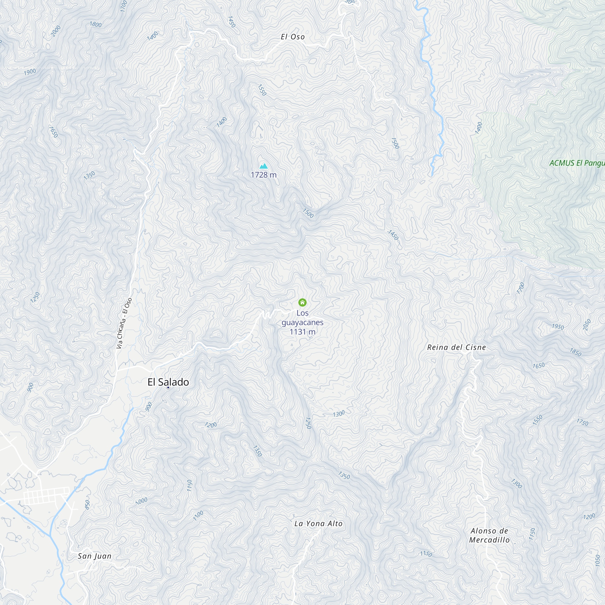 Los guayacanes map