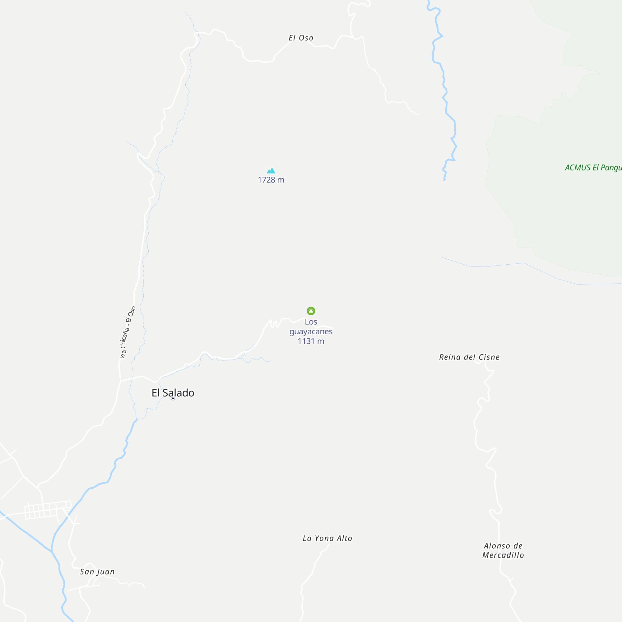 Los guayacanes map
