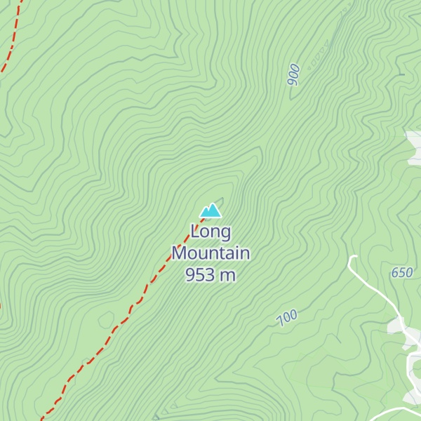 Map of Long Mountain