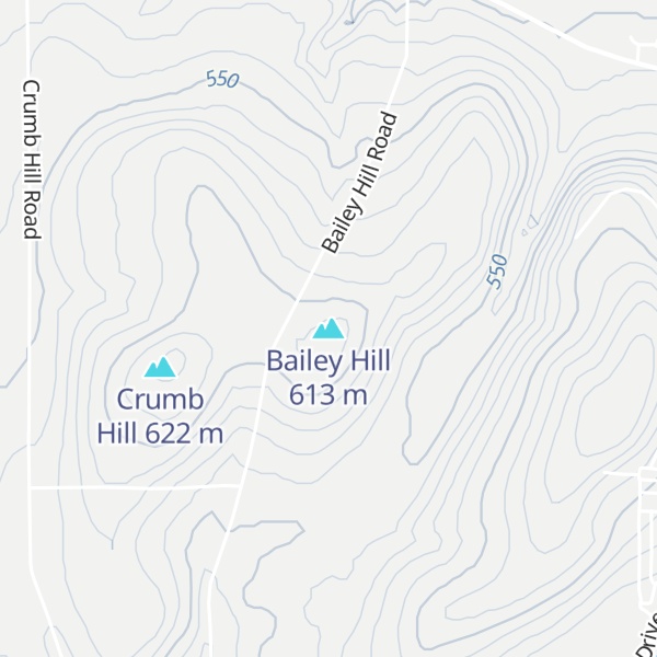 Map of Bailey Hill