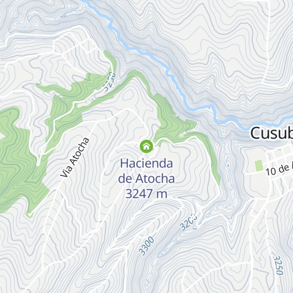 Map of Hacienda de Atocha