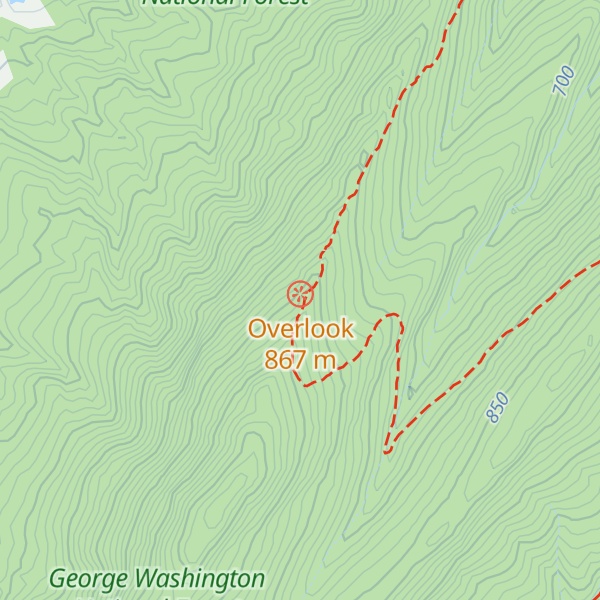 Map of Fourth Mountain