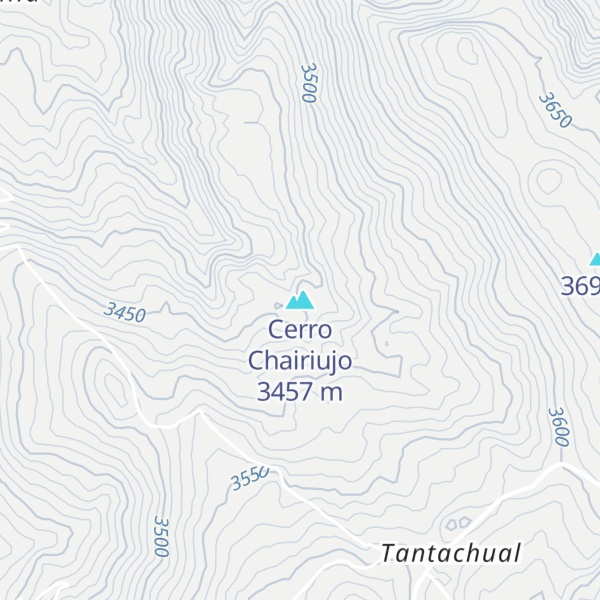 Map of Cerro Chairiujo