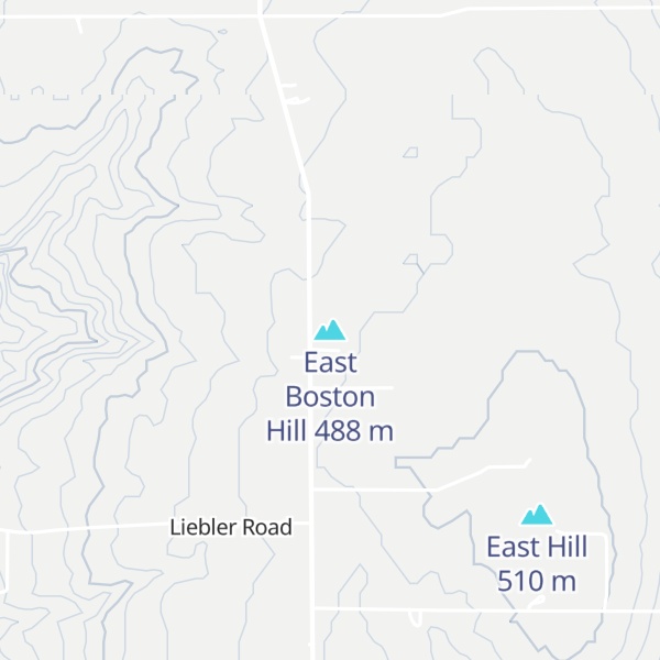 Map of East Boston Hill