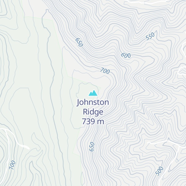 Map of Johnston Ridge
