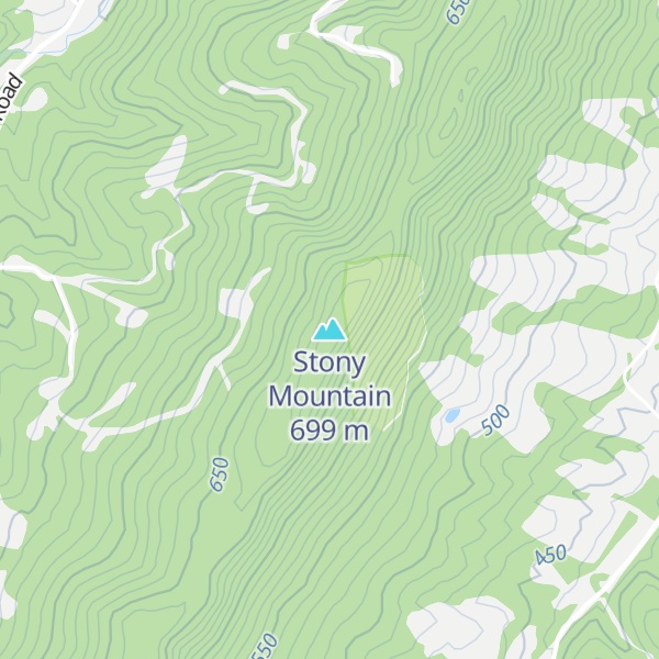 Map of Stony Mountain