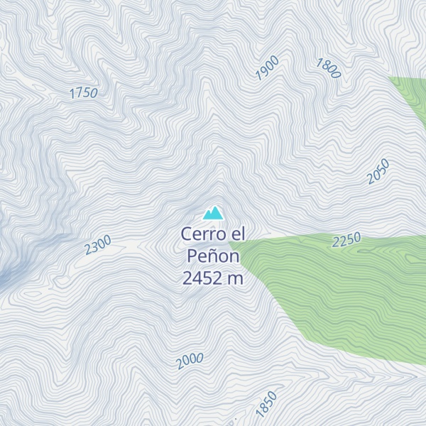 Map of Cerro el Peñon