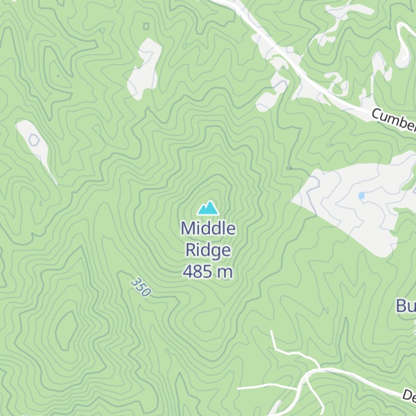 Map of Middle Ridge