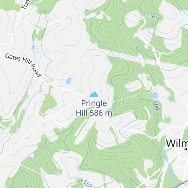 Map of Pringle Hill