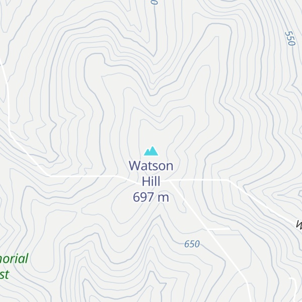 Map of Watson Hill