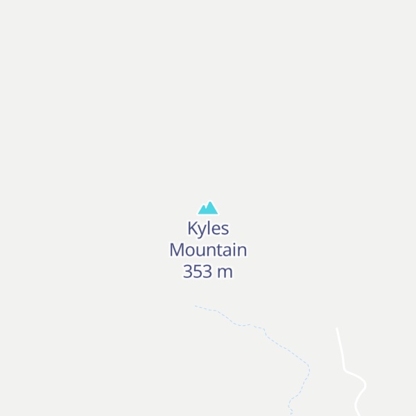 Map of Kyles Mountain