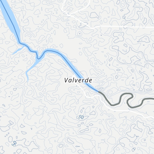 Map of Las delicias