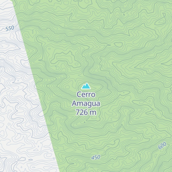 Map of Cerro Amagua