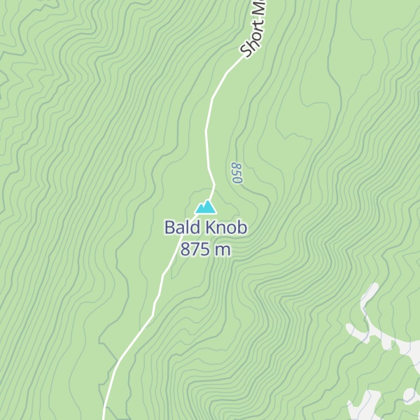 Map of Short Mountain