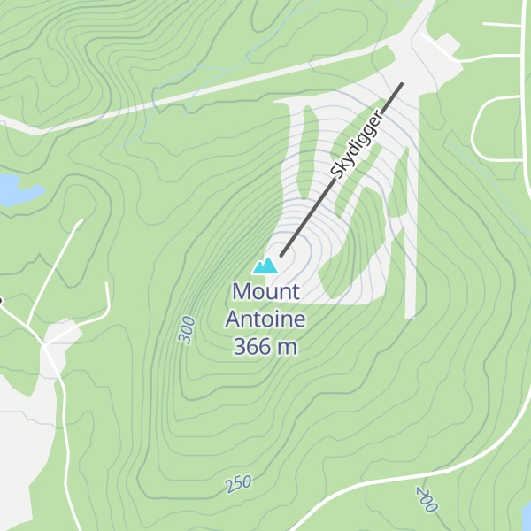 Map of Mount Antoine