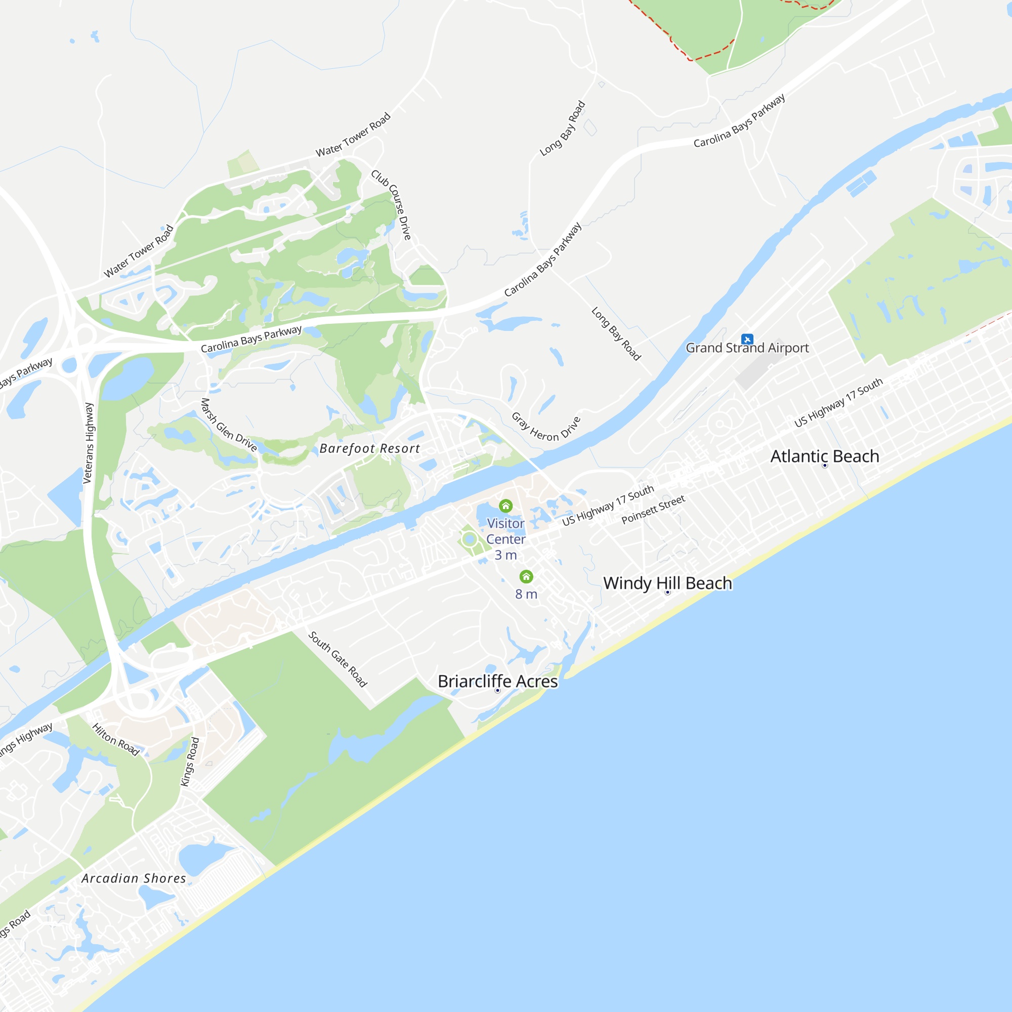 Visitor Center map