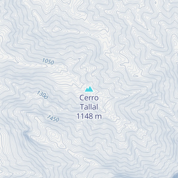 Map of Cerro Tallal