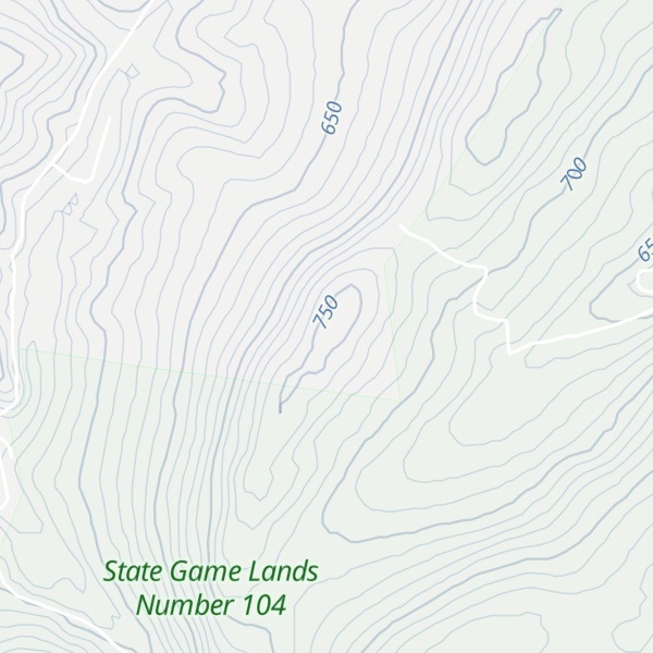 Map of Bearwallow Mountain