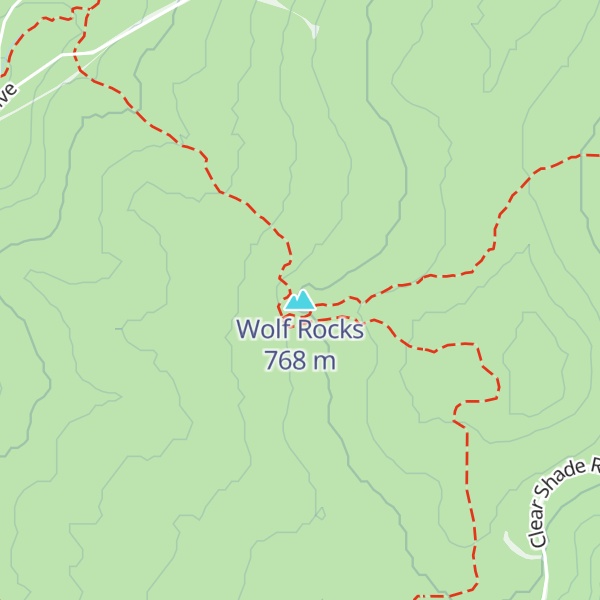 Map of Wolf Rocks