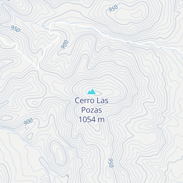 Map of Cerro Las Pozas