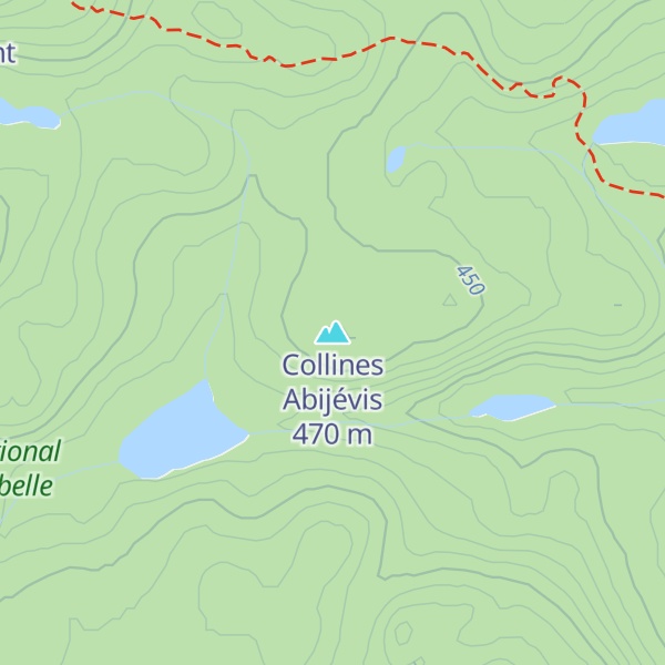 Map of Collines Abijévis